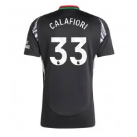 Camiseta Arsenal Riccardo Calafiori #33 Visitante Equipación 2024-25 manga corta